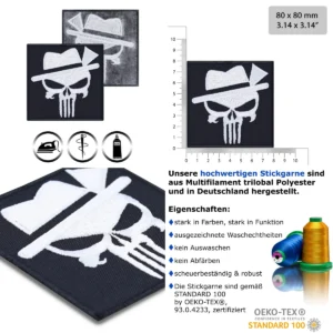 Parche Calavera Biker: Estilo Inconfundible para tu Gear