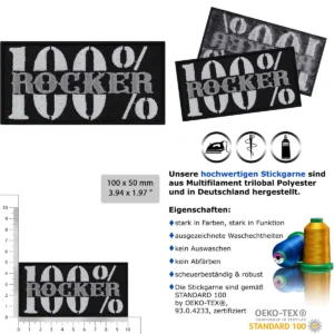 Parche Rockero: Estilo Auténtico para Tu Gabardina