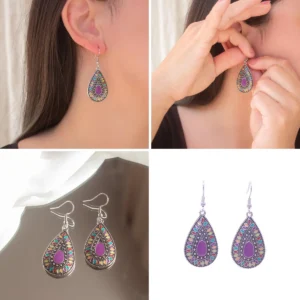 Pendientes Vintage Tibetanos: Estilo Único para Ellas