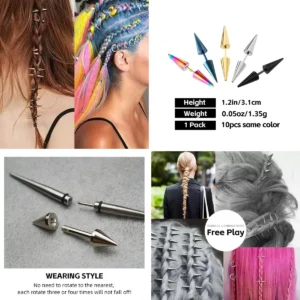 Pinzas Góticas Tachuelas: Estilo Punk y Rock