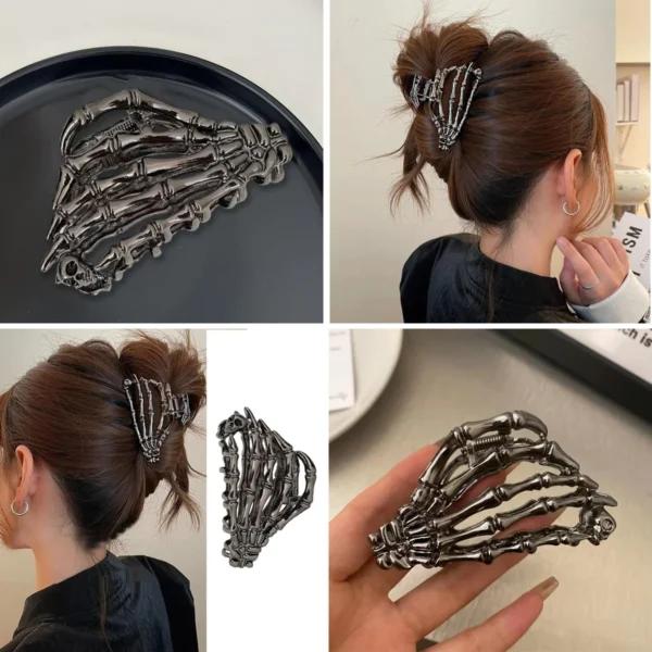 Pinzas Mano Esqueleto Punk: Agarre Fuerte, Estilo Inconfundible