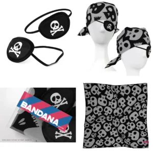 Bandana Pirata y Parche: Estilo Caribeño Auténtico
