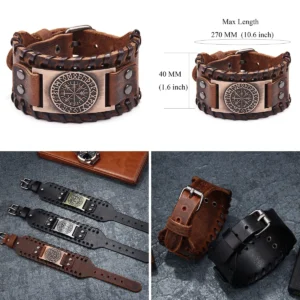 Pulsera Vikinga Vegvisir: Tu Brújula de Estilo Nórdico