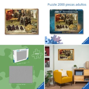 Puzzle 2000 Piezas Señor de los Anillos: Desafío Épico