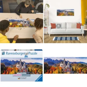 Puzzle 1000 Piezas: Castillo Neuschwanstein - Calidad Premium