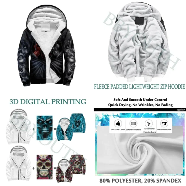 Sudadera Reaper Skull: Estilo Gótico Cálido