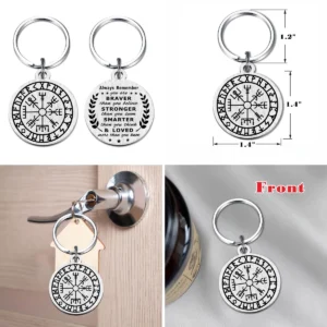 Llavero Runas Vikingas: Protección con Estilo Nórdico