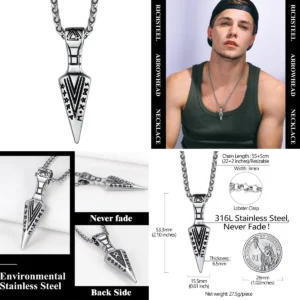 Collar Valknut Vegvísir: Estilo Nórdico Auténtico