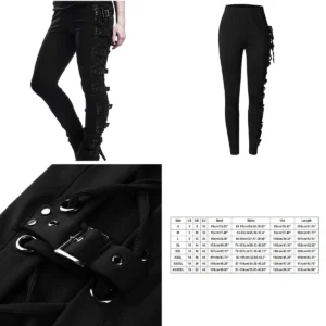 Pantalón Gótico Riou: Estilo Oscuro para tu Día a Día