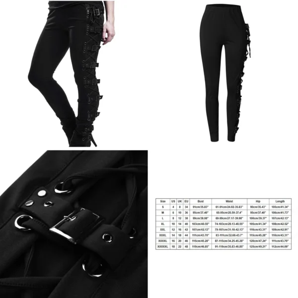 Pantalón Gótico Riou: Estilo Oscuro para tu Día a Día