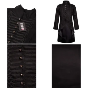 Ro Rox Abrigo Evander: Elegancia Gótica para tu Estilo