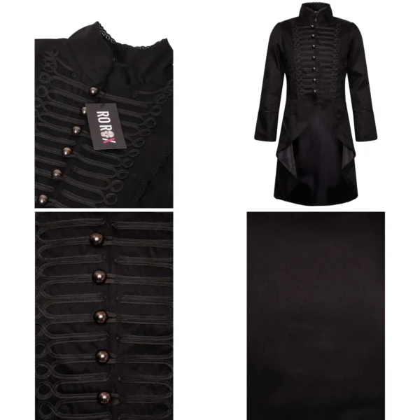 Ro Rox Abrigo Evander: Elegancia Gótica para tu Estilo