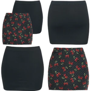 Pack Doble Faldas Rock Rebel: Estilo Gótico y Punk