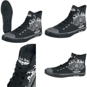 Rock Rebel: Calaveras Audaces en tus Pies