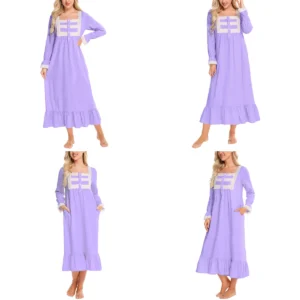 Camisón Victoriano Rubehoow: Elegancia Nocturna con Toque Vintage