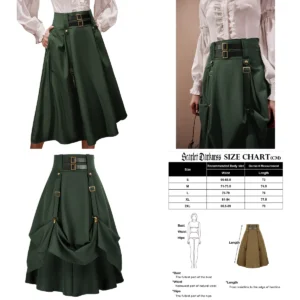 Falda Gótica Renacentista: Estilo y Detalle para tu Look