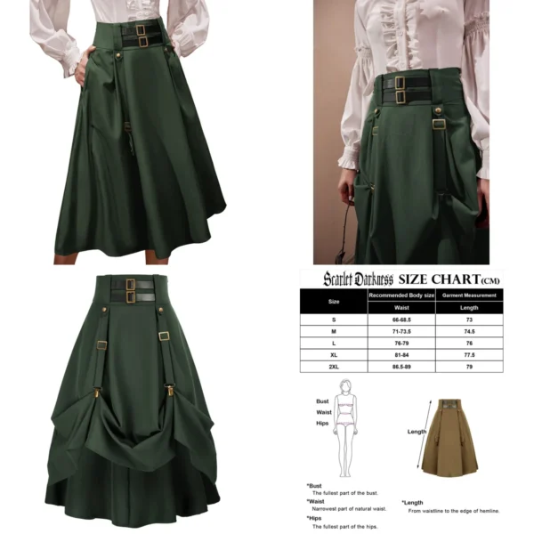 Falda Gótica Renacentista: Estilo y Detalle para tu Look