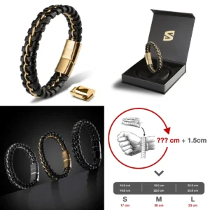 SERASAR: Cuero Premium y Acero Inoxidable para tu Estilo