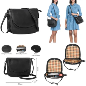 STILORD Fleur: Bandolera Piel Elegante para Tu Estilo