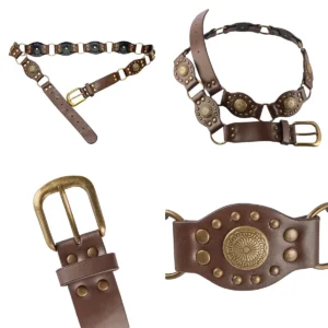 Cinturón Punk/Gótico Tachuelas - Estilo Retro y Duradero