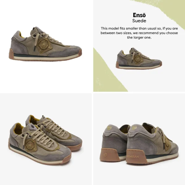 Satorisan Ensō Suede: Sneakers Urbanas con Carácter