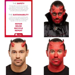 Kit Diablo FX: Maquillaje y Cuernos para Noches Inolvidables