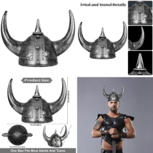 Casco Vikingo con Cuernos: ¡Desata tu Espíritu Guerrero!