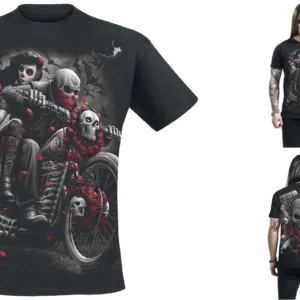 Camiseta Spiral DOTD Biker: Estilo Oscuro Imparable