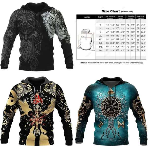 Sudadera Vikinga 3D: Estilo Único, ¿Durabilidad Garantizada?