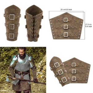 Guardabrazos Medievales: Estilo Vikingo y Renacentista