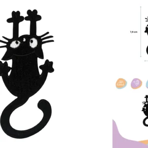 Parche Gato Negro: Estilo Único para tu Look Alternativo