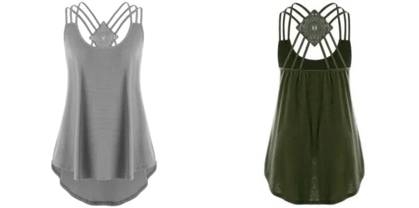 Chaleco Gótico Mujer: Estilo Impresión Alto Bajo