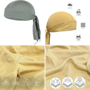 Bandana Pirata Ajustable: Comodidad y Función Bajo Casco