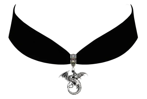 Gargantilla Dragón Gótico: Estilo Victoriano Audaz