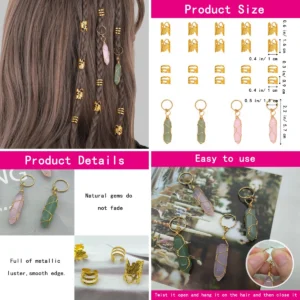 Abalorios Vikingos Dorados: Dale un Toque Épico a tus Trenzas