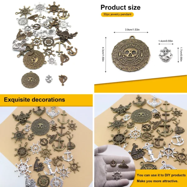 Dijes Steampunk y Piratas: ¡Dale Vida a Tus Creaciones!