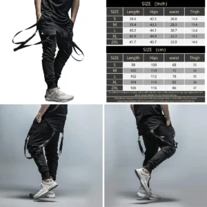 Pantalones Cargo Góticos: Estilo Urbano Futurista