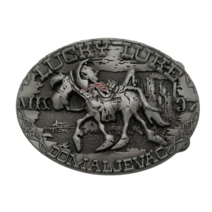 Hebilla Calavera Búfalo: Estilo Salvaje y Robusto