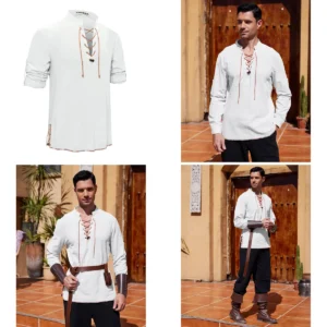 Camisa Renacentista: Estilo Gótico y Steampunk