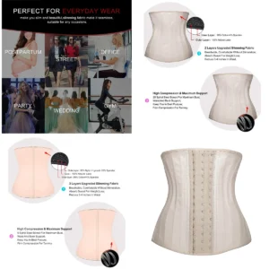 YIANNA Corset Moldeador: Define Tu Silueta Gótica y Alternativa