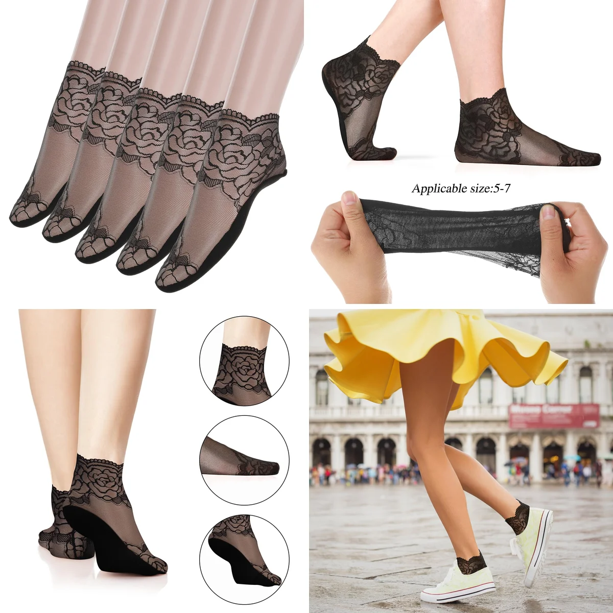 Calcetines de Encaje Verano: Estilo Delicado para tu Look