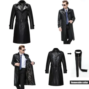 Gabardina Militar Zaylee: Elegancia Oscura y Corte Impecable