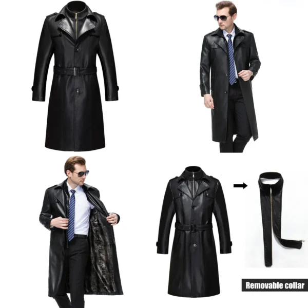 Gabardina Militar Zaylee: Elegancia Oscura y Corte Impecable