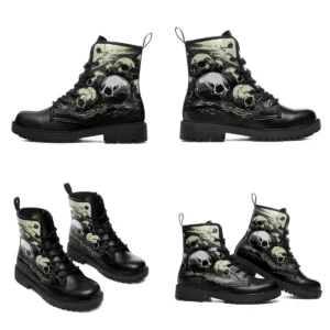 Botas Góticas Calavera: Estilo Punk Aprobado