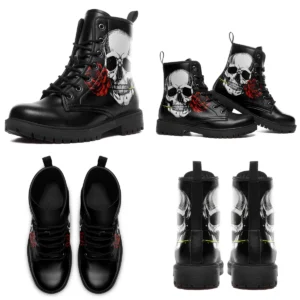 Botas Calavera Plataforma: Estilo Gótico Imparable