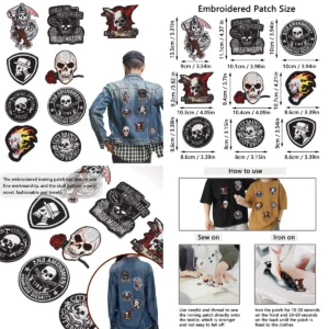 Parches Calavera: Dale Vida a Tu Estilo Rockero