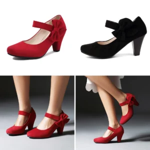 Zapatos Mary Jane Vintage: Encanto con Lazo y Correa