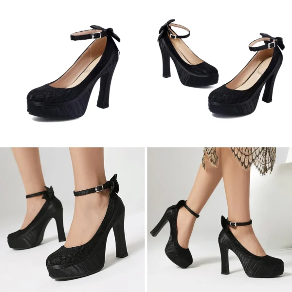 Zapatos Mary Jane Punk Flores: Estilo Gótico Irresistible