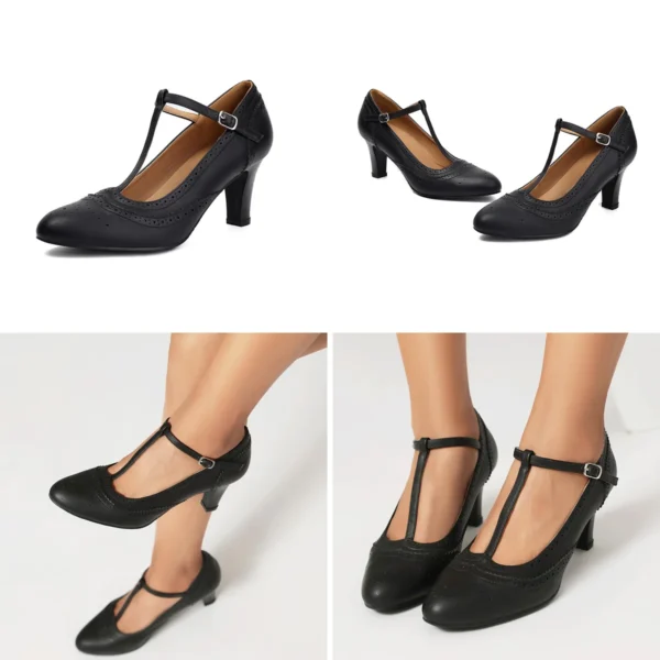 Zapatos Mary Jane Rockabilly: Estilo Victoriano con Comodidad Moderna