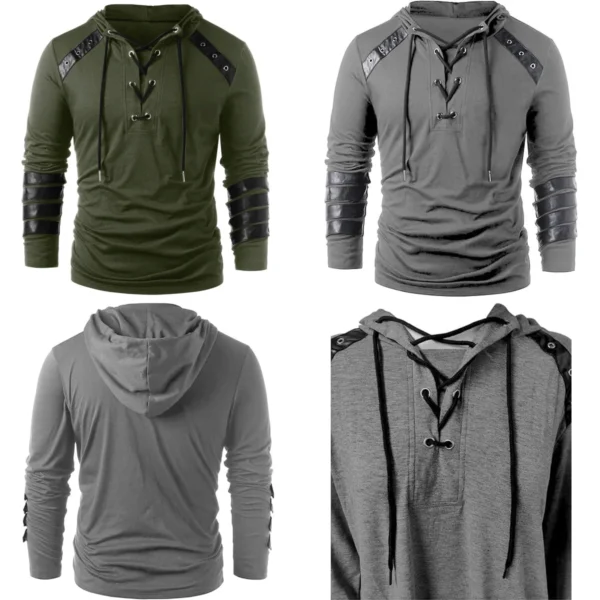 Sudadera Gótica Steampunk: Estilo Medieval o Disfraz